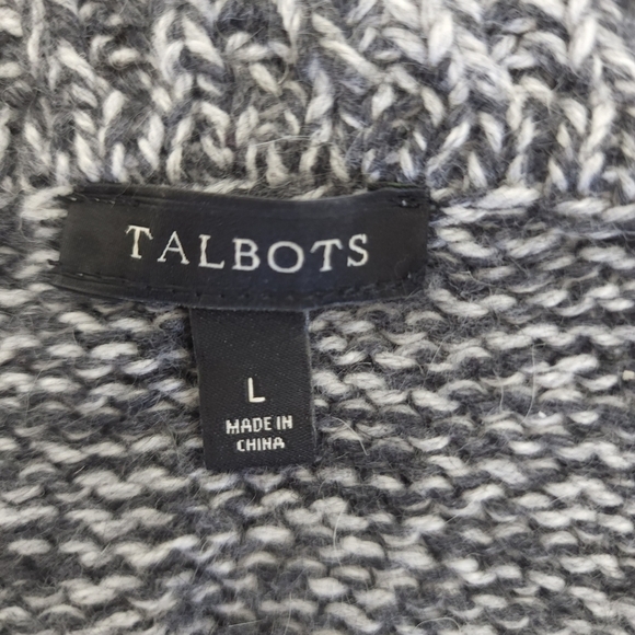 Talbots Open Rabbit Hair Comfy Cardigan Size L - Picture 7 of 8